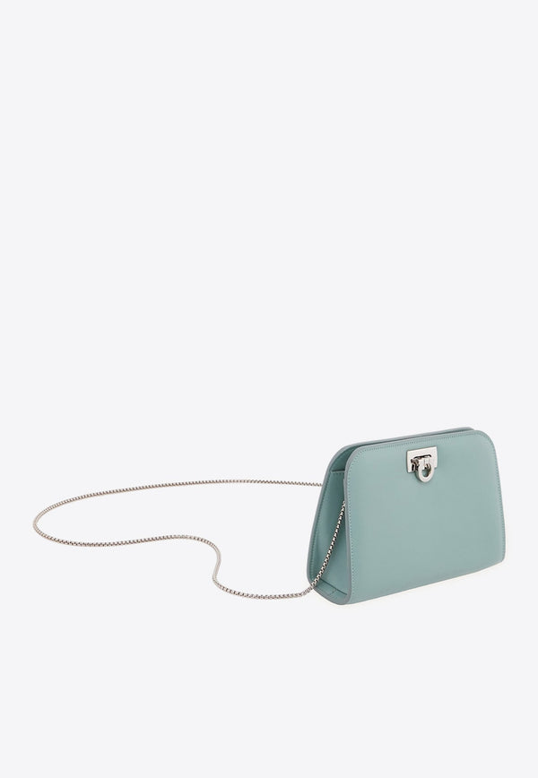 Mini Diana Leather Clutch Bag