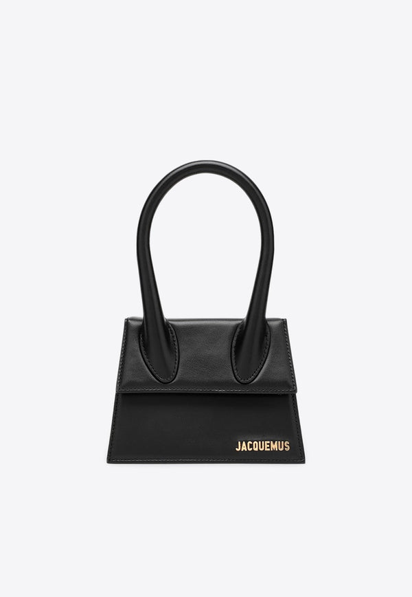 Le Chiquito Moyen Leather Top Handle Bag