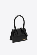 Le Chiquito Moyen Leather Top Handle Bag