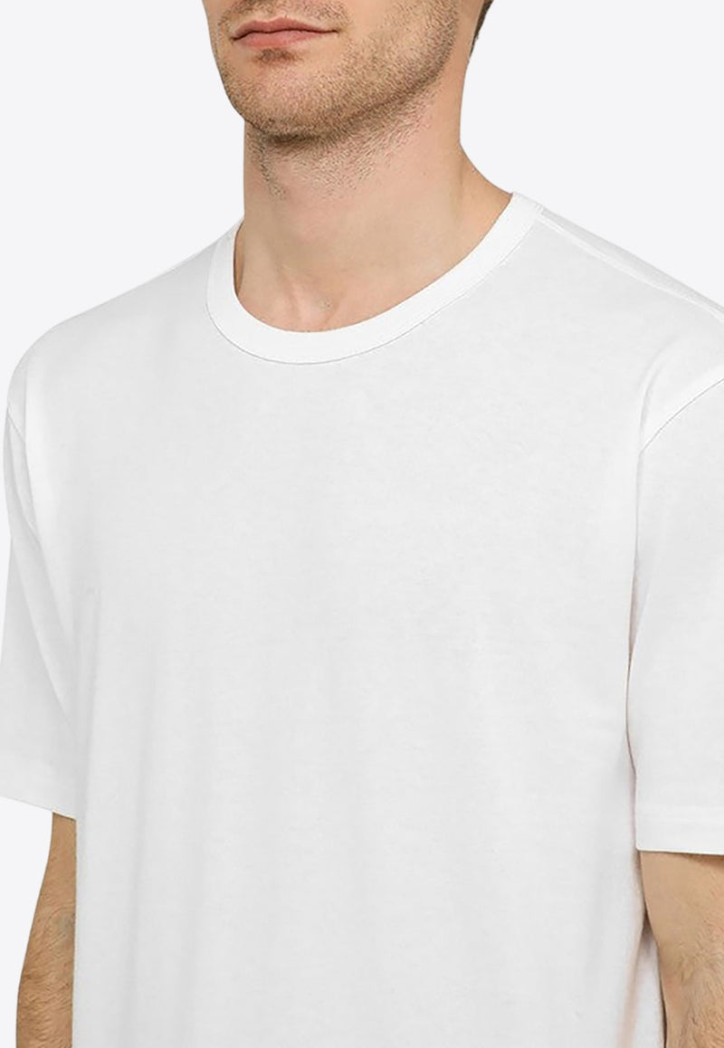 Reverse Weave Basic Crewneck T-shirt