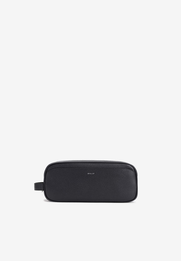 Logo Leather Pouch