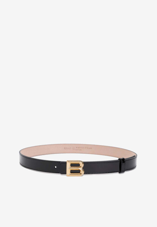 B Buckle Leather Belt