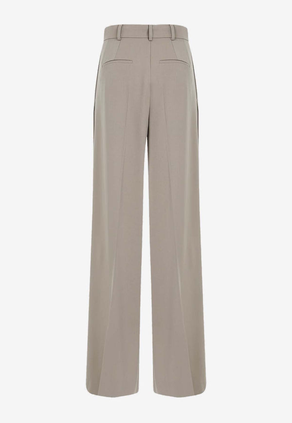 Segale Straight-Leg Wool-Blend Pants