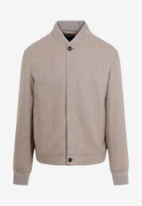 Cashmere Bomber Jacket