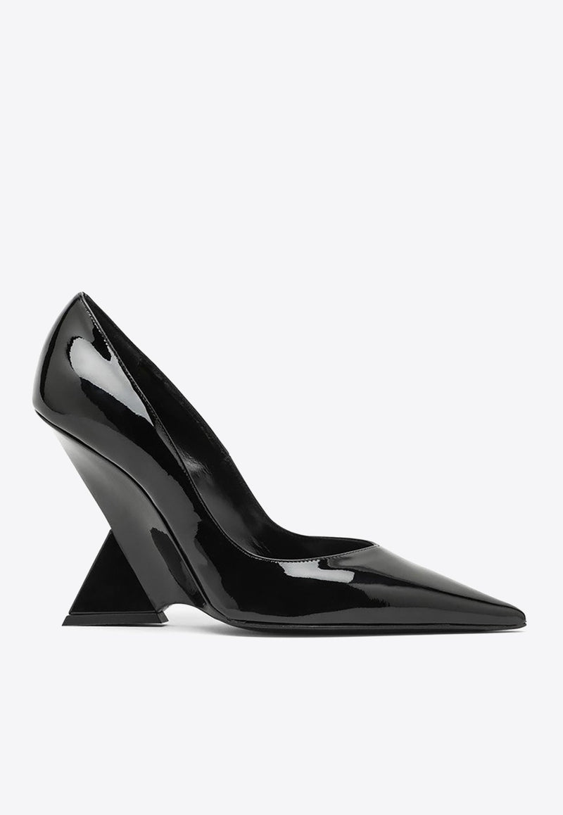 Cheope 105 Patent Leather Wedge Pumps