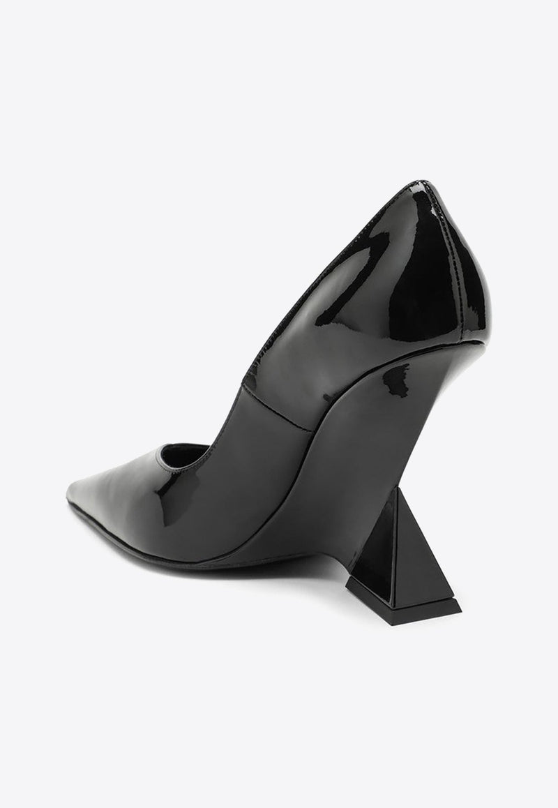 Cheope 105 Patent Leather Wedge Pumps