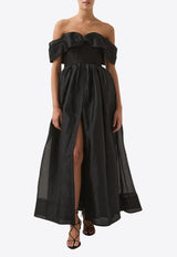 Cordelia Corset Off-Shoulder Maxi Dress