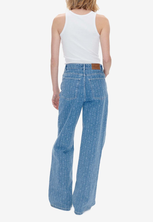 Nini Wide-Leg Denim Pants