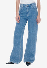 Nini Wide-Leg Denim Pants