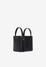 Micro Soft Leather Bucket Bag