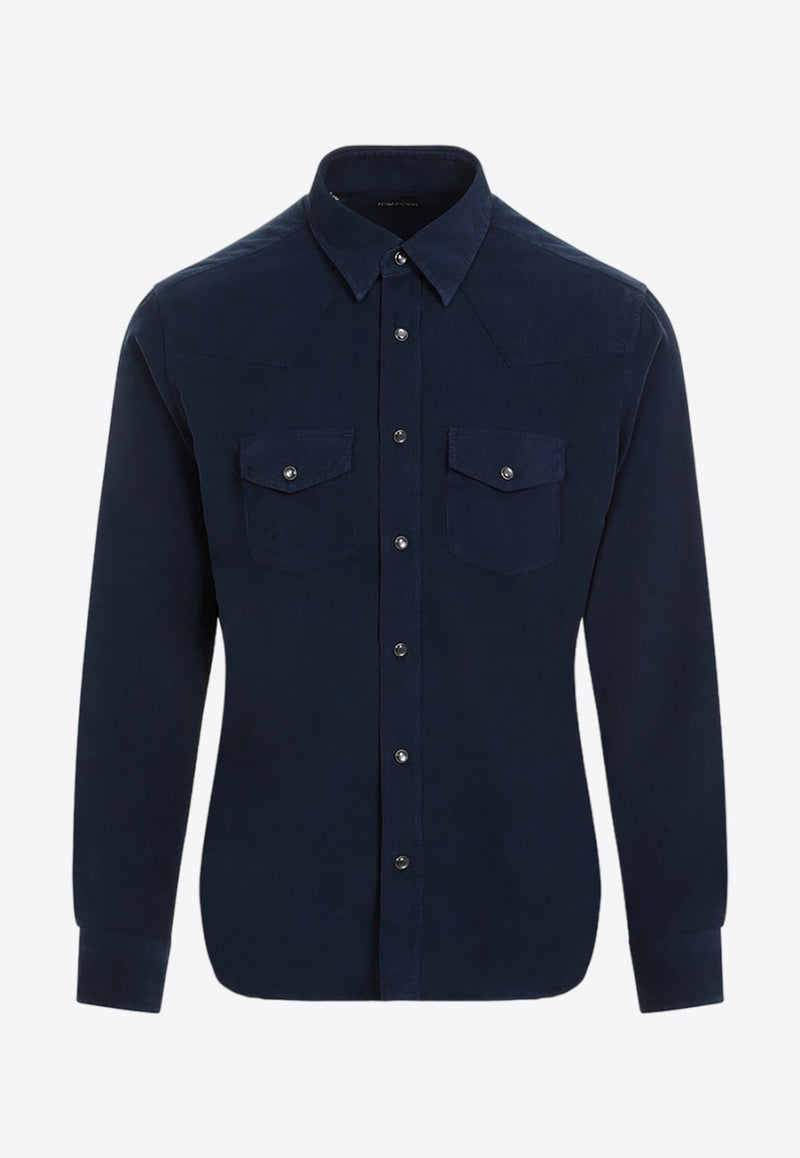 Corduroy Long-Sleeved Shirt