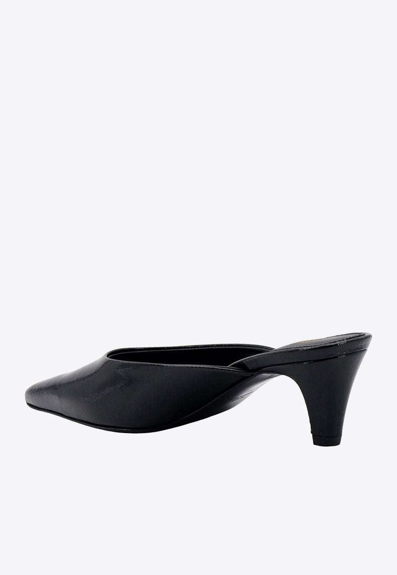 55 Patent Leather Mules