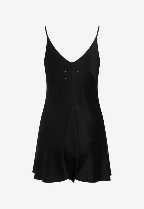 V-neck Sleeveless Playsuit