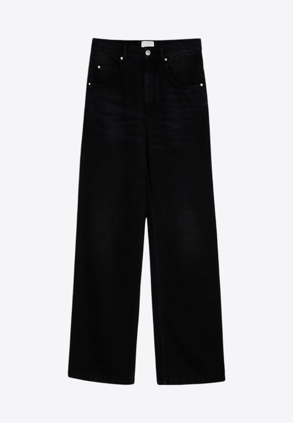 Bymara Straight-Leg Denim Pants