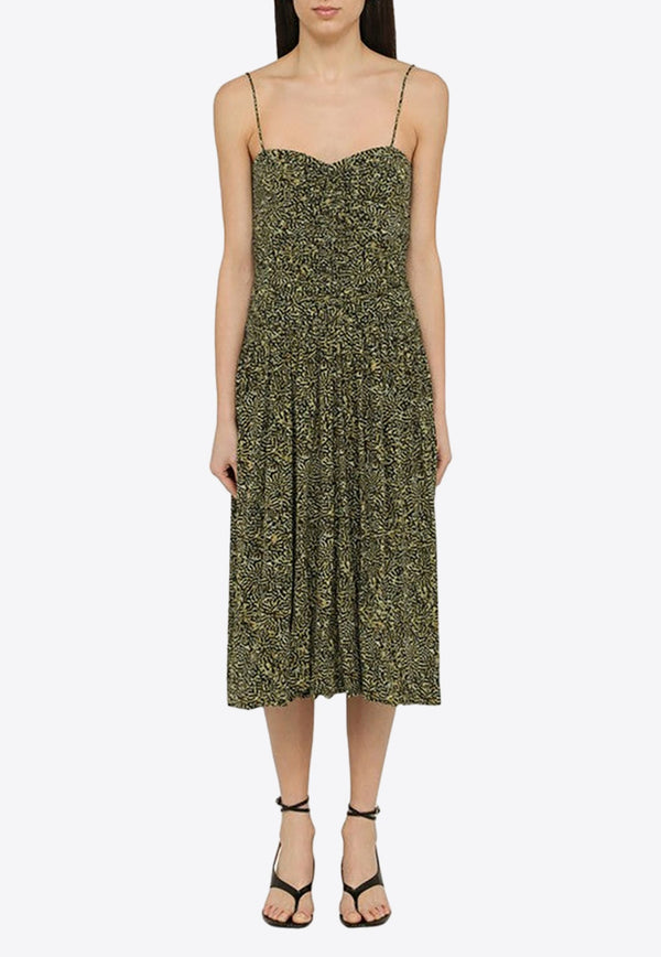 Elisabeth Printed Midi Dress