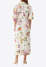 Tabitha Wrap Floral Midi Dress