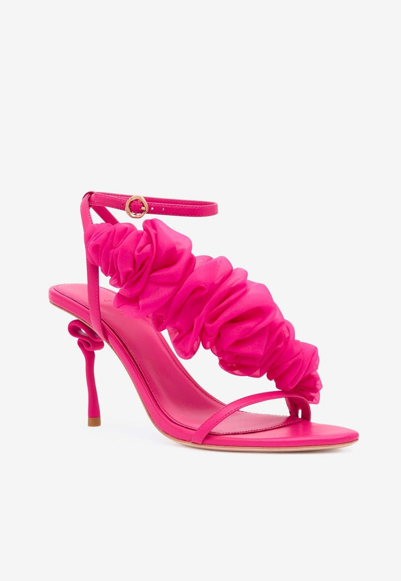 Ela 90 Ruffle Ribbon Heel