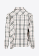 Deconstructed Checked Overshirt