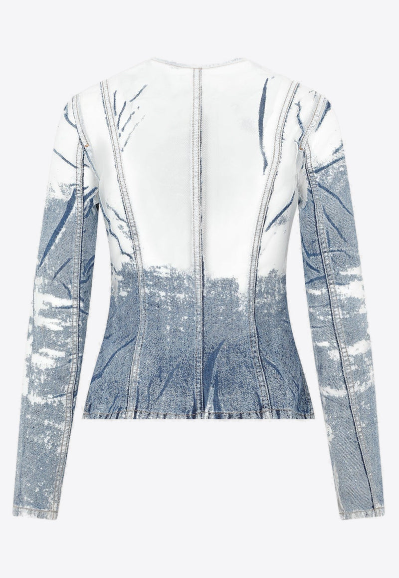 De-Milly Denim Zip-Up Jacket