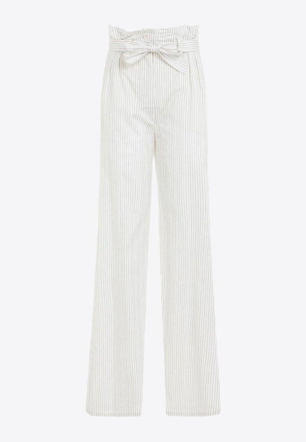 Xero Striped Paperbag Pants