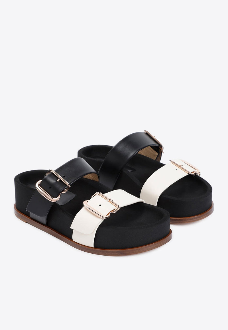Wren Buckled Leather Sandals