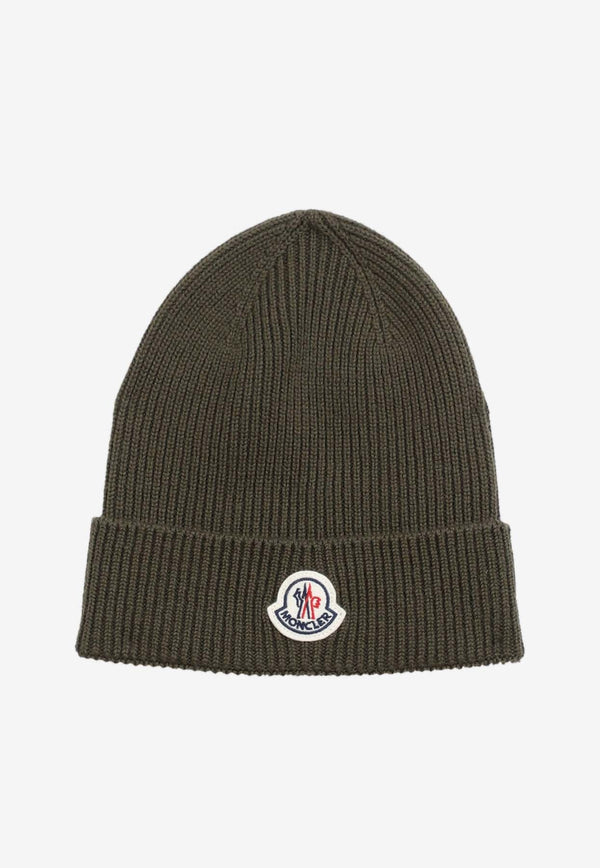 Logo Patch Wool Beanie