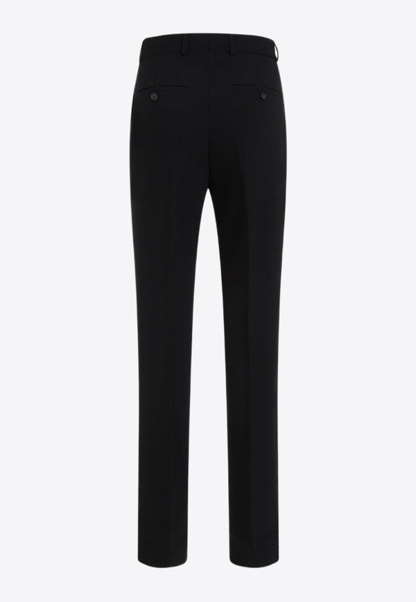 Straight-Leg Tailored Pants