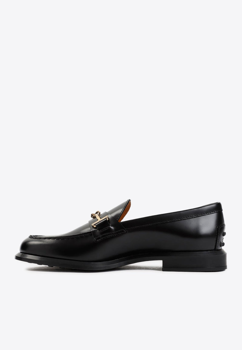 Chain-Strap Penny Loafers