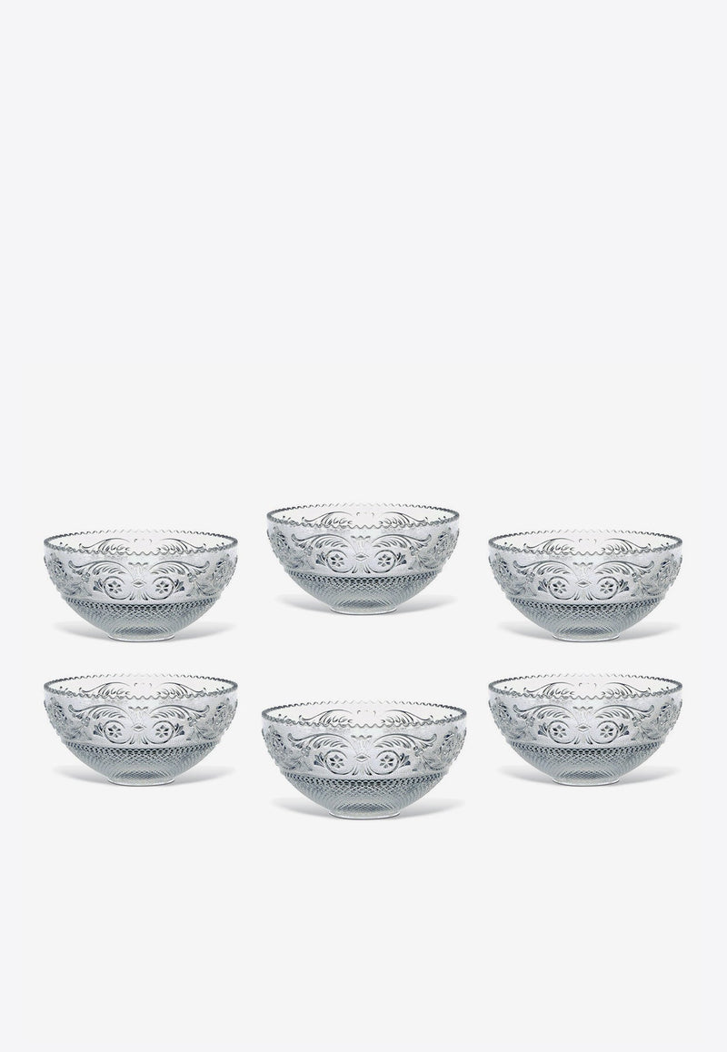 Arabesque Crystal Bowl - Set of 6