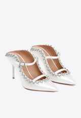 Gala 85 Crystal-Embellished Satin Mules