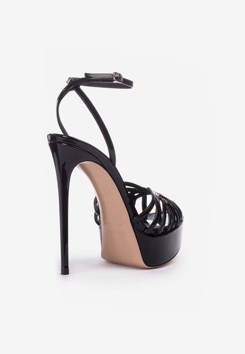 Embrace 140 Patent Leather Platform Sandals