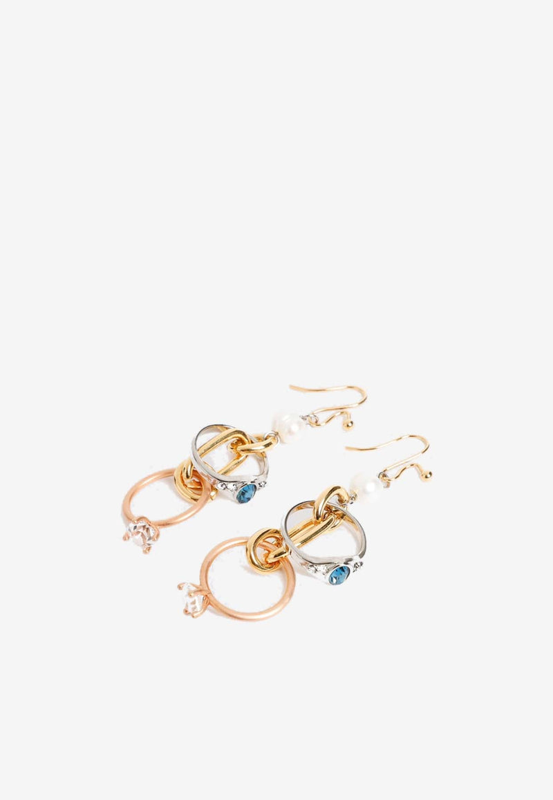 Rings and Chains Drop Earrings