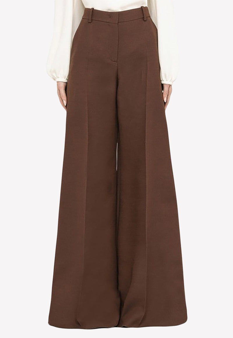 Wool Wide-Leg Pants