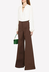 Wool Wide-Leg Pants