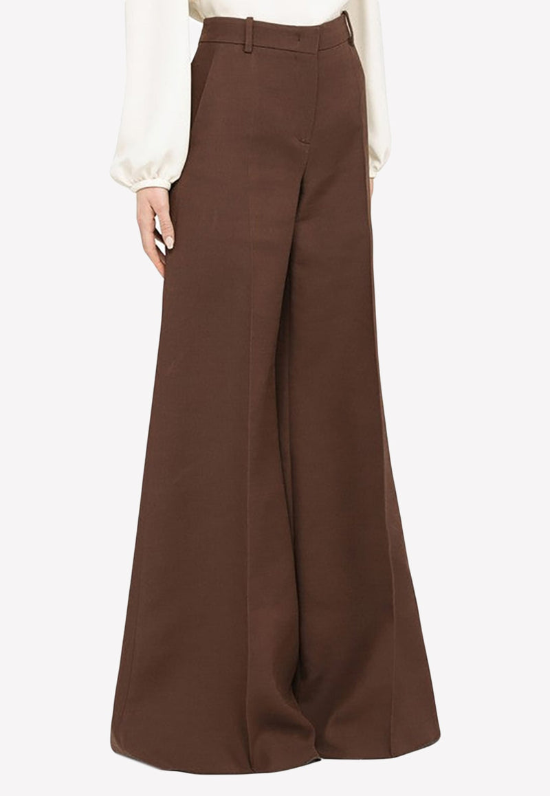 Wool Wide-Leg Pants