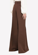 Wool Wide-Leg Pants