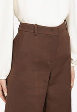 Wool Wide-Leg Pants