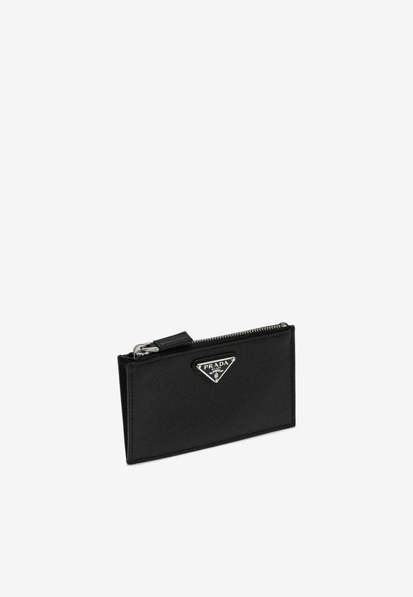 Triangle Logo Zipped Wallet