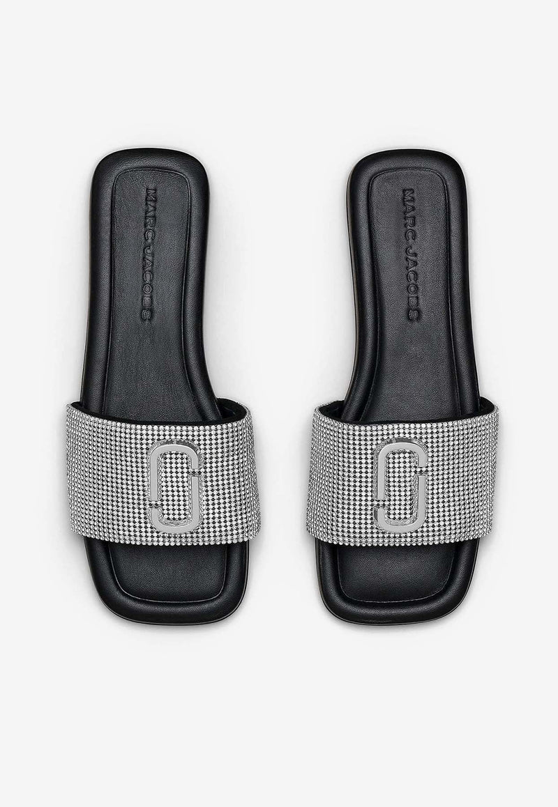 J Marc Crystal-Embellished Slides