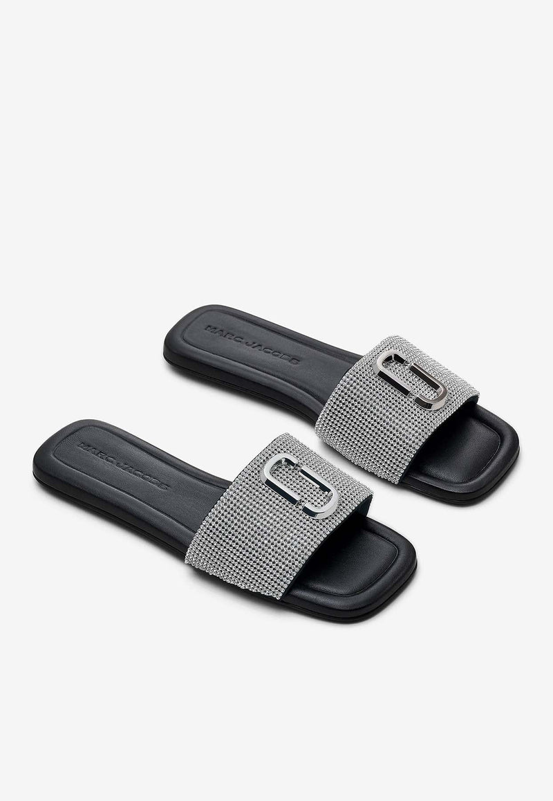 J Marc Crystal-Embellished Slides