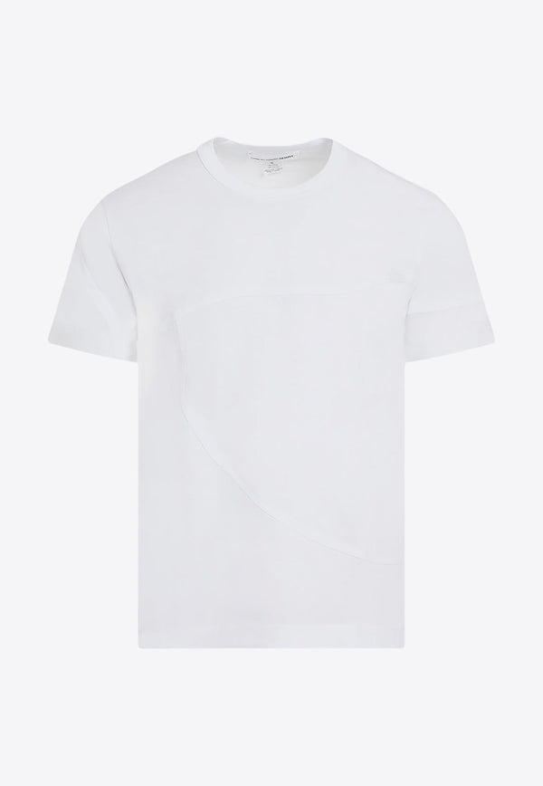 Paneled Crewneck T-shirt