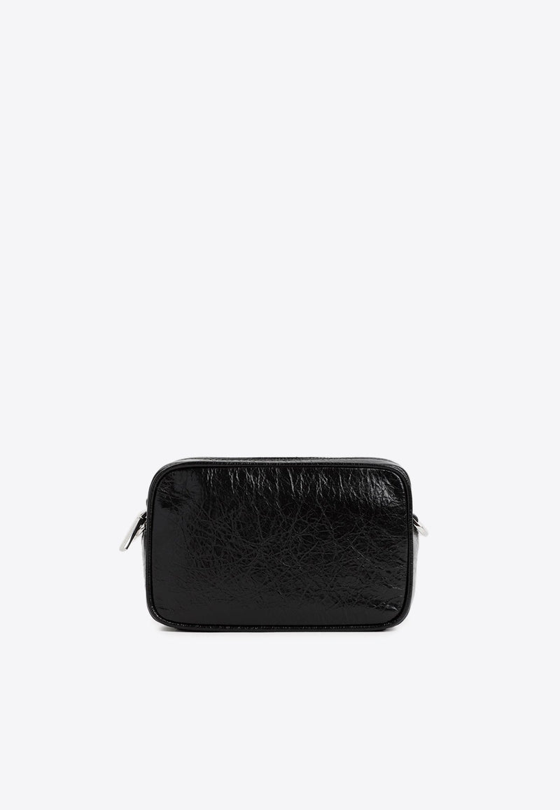 Mini Star Patch Shoulder Bag in Calf Leather