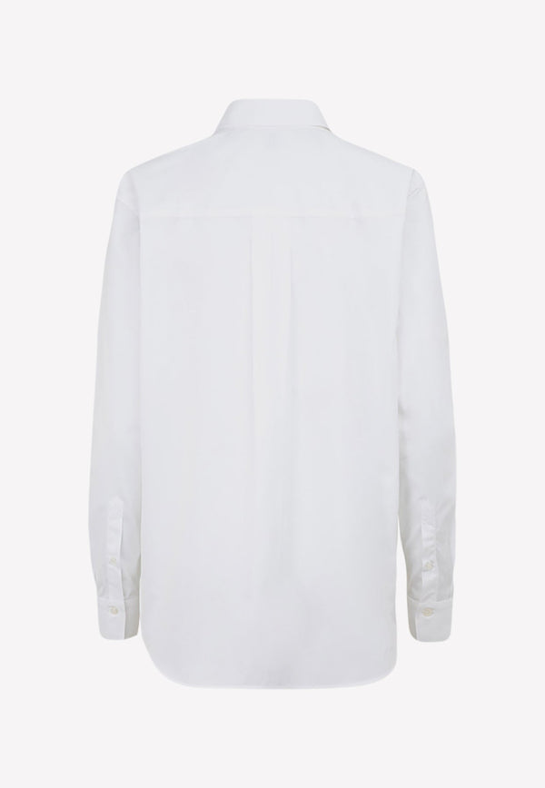 Long-Sleeved Crisp Formal Shirt