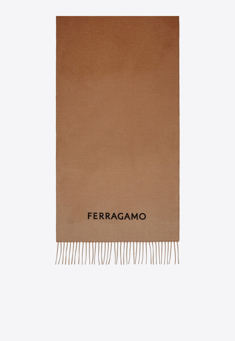 Logo Jacquard Cashmere Scarf