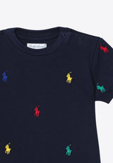 Babies All-Over Logo Embroidery T-shirt