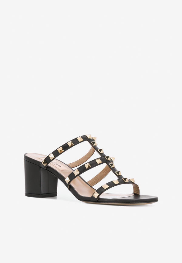 Rockstud 60 Sandals in Calf Leather