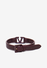 VLogo Leather Bracelet