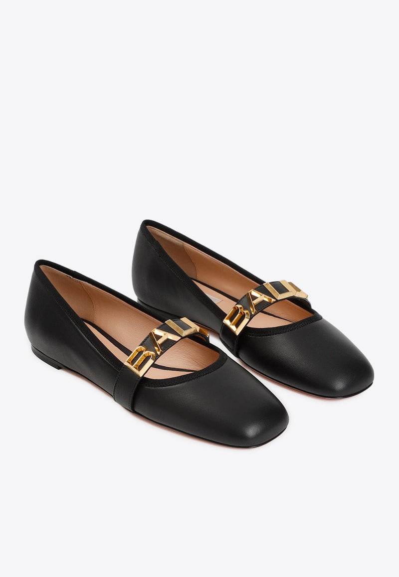 Balby Leather Ballerina Flats