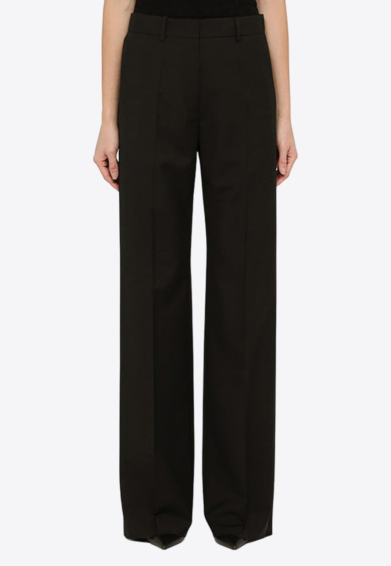 Wool-Blend Tailored Pants