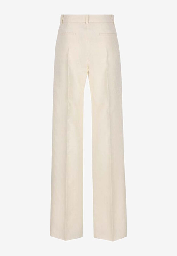 Wool and Silk Tailored Pants